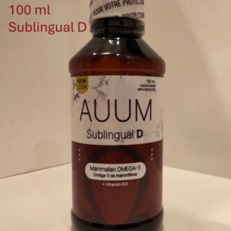 Auum Omega 3 Sublingual D3