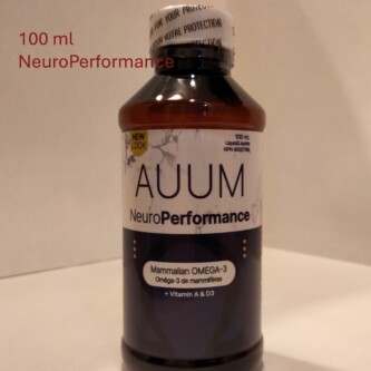 Auum Omega 3 NeuroPerformance D3A Cheryl Millett For Your Better Health