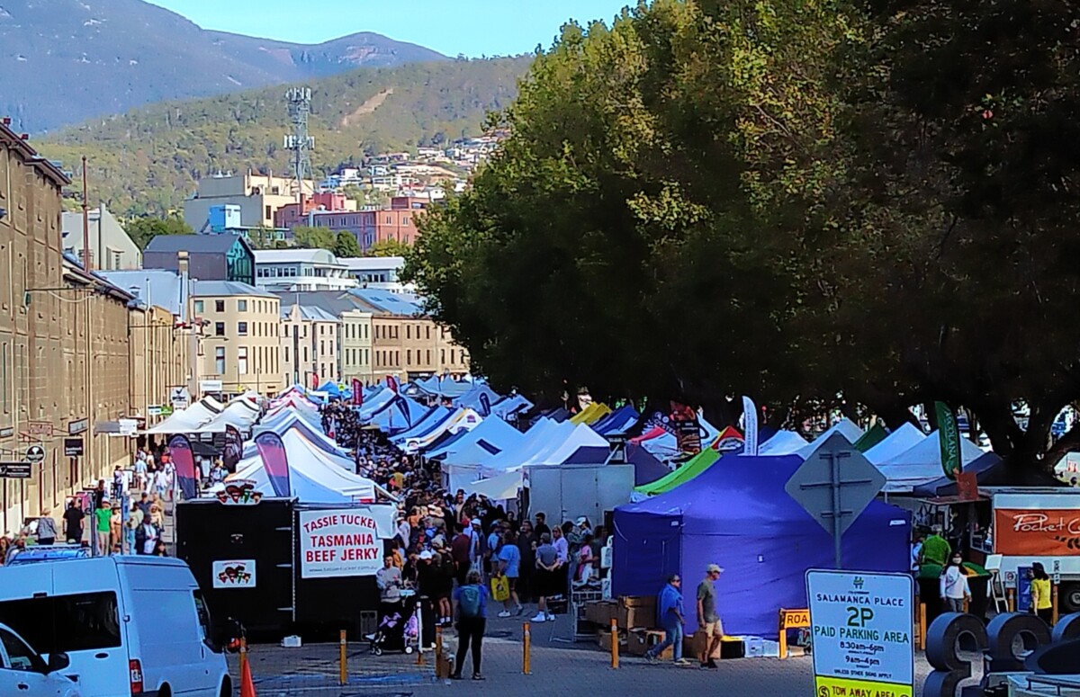 Salamanca Market Hobart Tasmania Travels