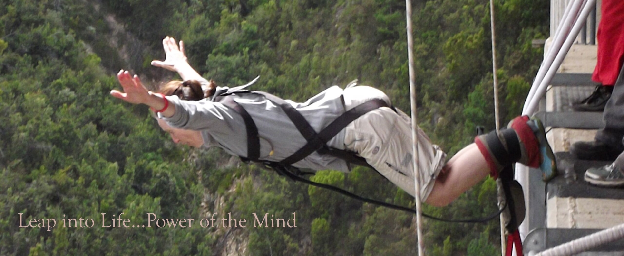 power of the mind bungee jump South Africa Cheryl Millett